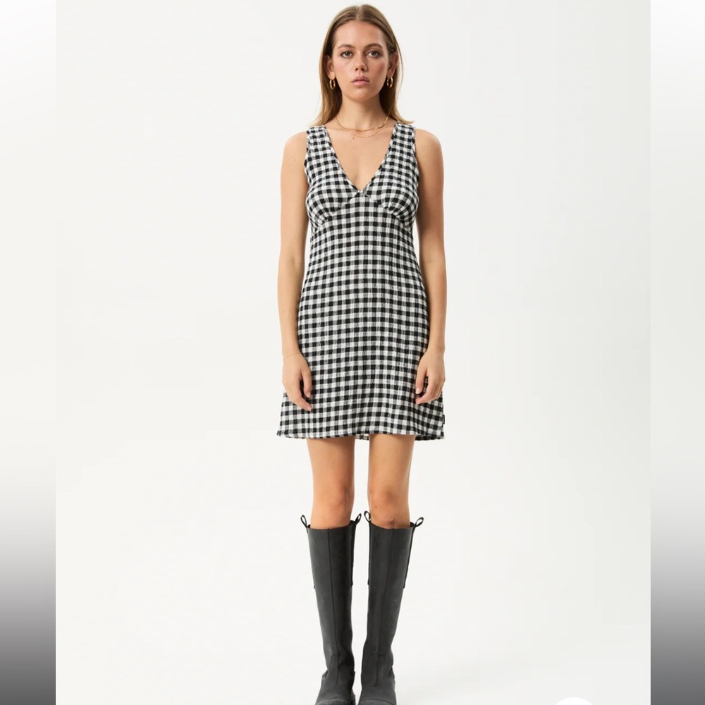 Afends Rowan Seersucker Mini Dress